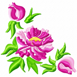 Flowers And Tree Embroidery Design 5 Flowers And Tree Embroidery Design 5